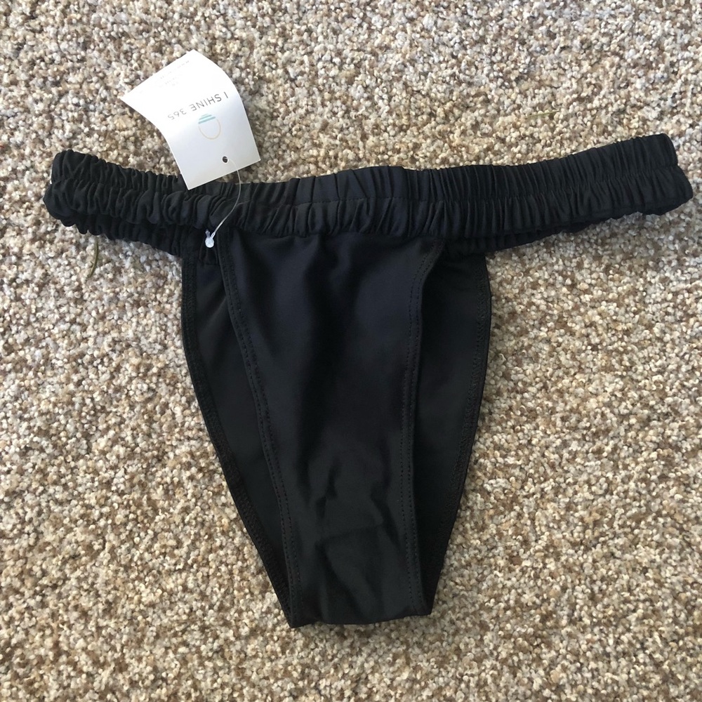 Black bikini bottom